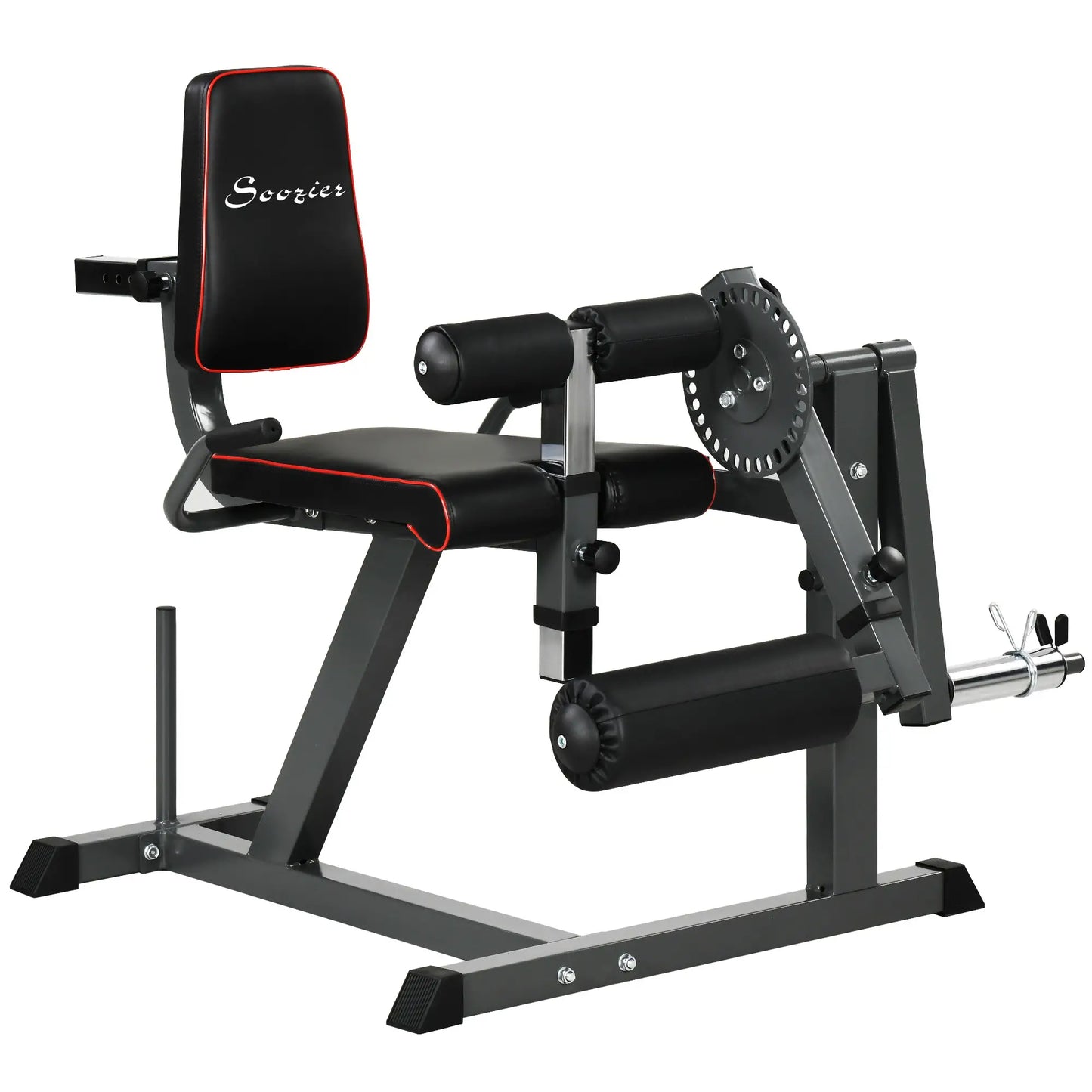 Leg Extension Machine Adjustable Leg Extension and Curl Machine with Plate Loaded for Leg Extension Strength Training Equipment Black at Gallery Canada