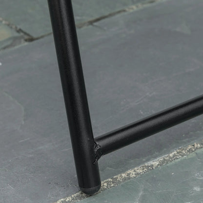 Folding Outdoor Chair, Bungee Sling Patio Dining with Armrests, Grey Patio Chairs at Gallery Canada