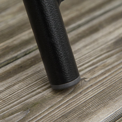 Folding Outdoor Bistro Set, Patio Table and Chairs, Round Dining Table, Grey Bistro Sets at Gallery Canada