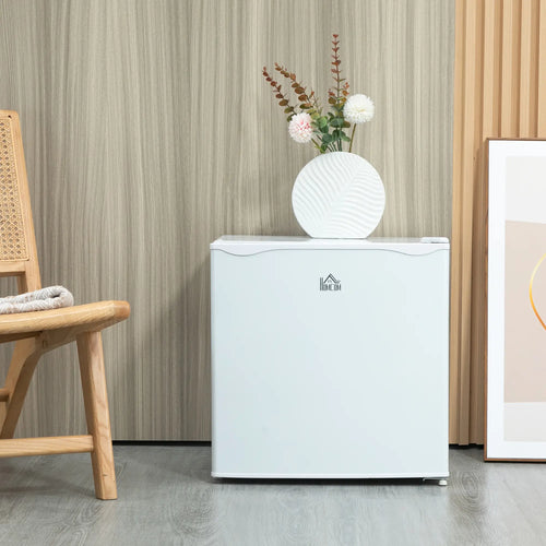 1.1 Cu. Ft. Mini Freezer, Compact Upright, Reversible Door, White