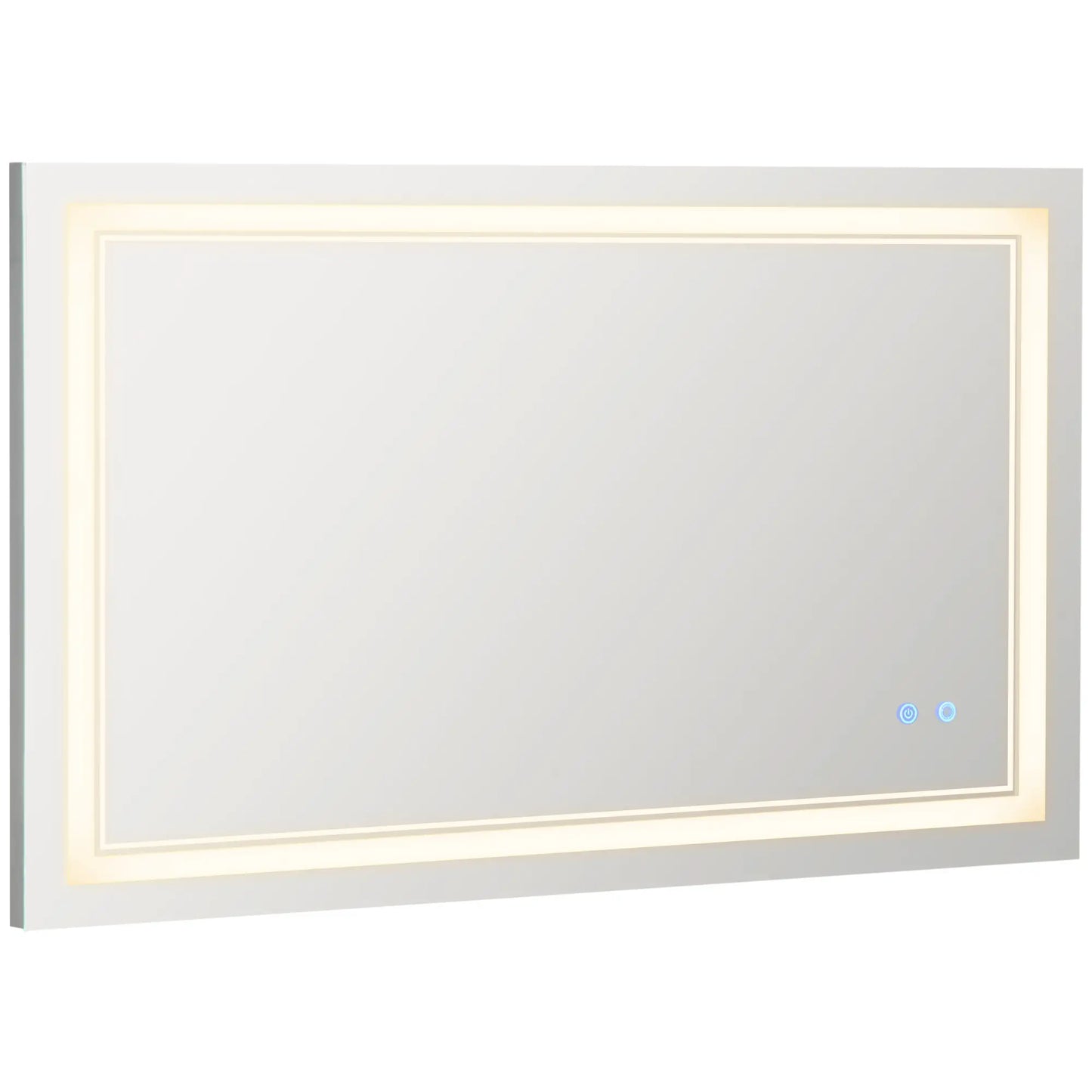 40" x 24" LED Bathroom Mirror, Dimmable, 3 Color, Touch Control, Color Wall Mirrors at Gallery Canada