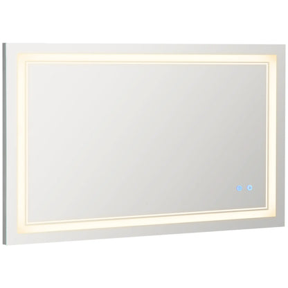 40" x 24" LED Bathroom Mirror, Dimmable, 3 Color, Touch Control, Color Wall Mirrors at Gallery Canada