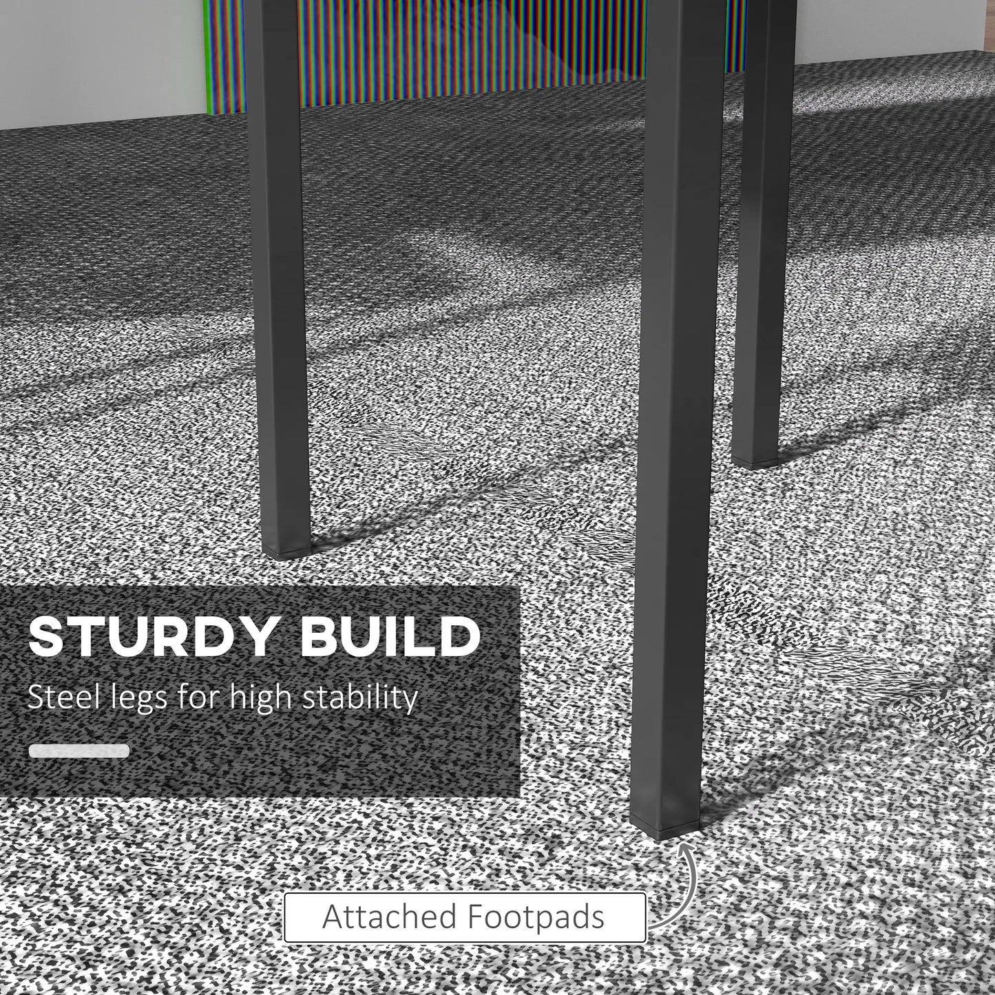 Modern Dining Chairs Set of 4, Tufted High Back, Upholstered Seat, Steel Legs Bar Stools at Gallery Canada