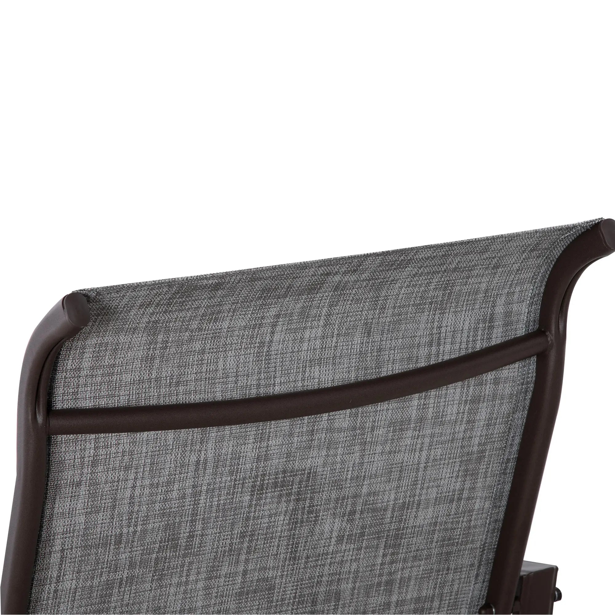Outdoor Glider Chair, Steel Frame, Mesh Fabric, Garden, Grey Outdoor Gliders at Gallery Canada