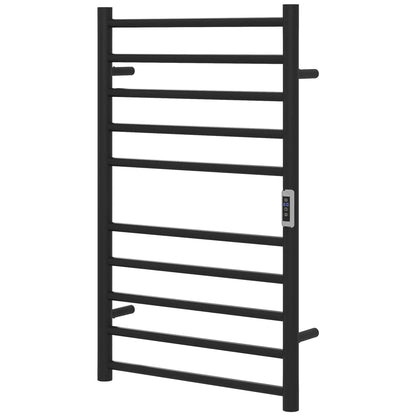 Wall Mounted Heated Towel Rack, 10-Bar Electric Warmer, Adjustable Temperature Bath Accessories at Gallery Canada
