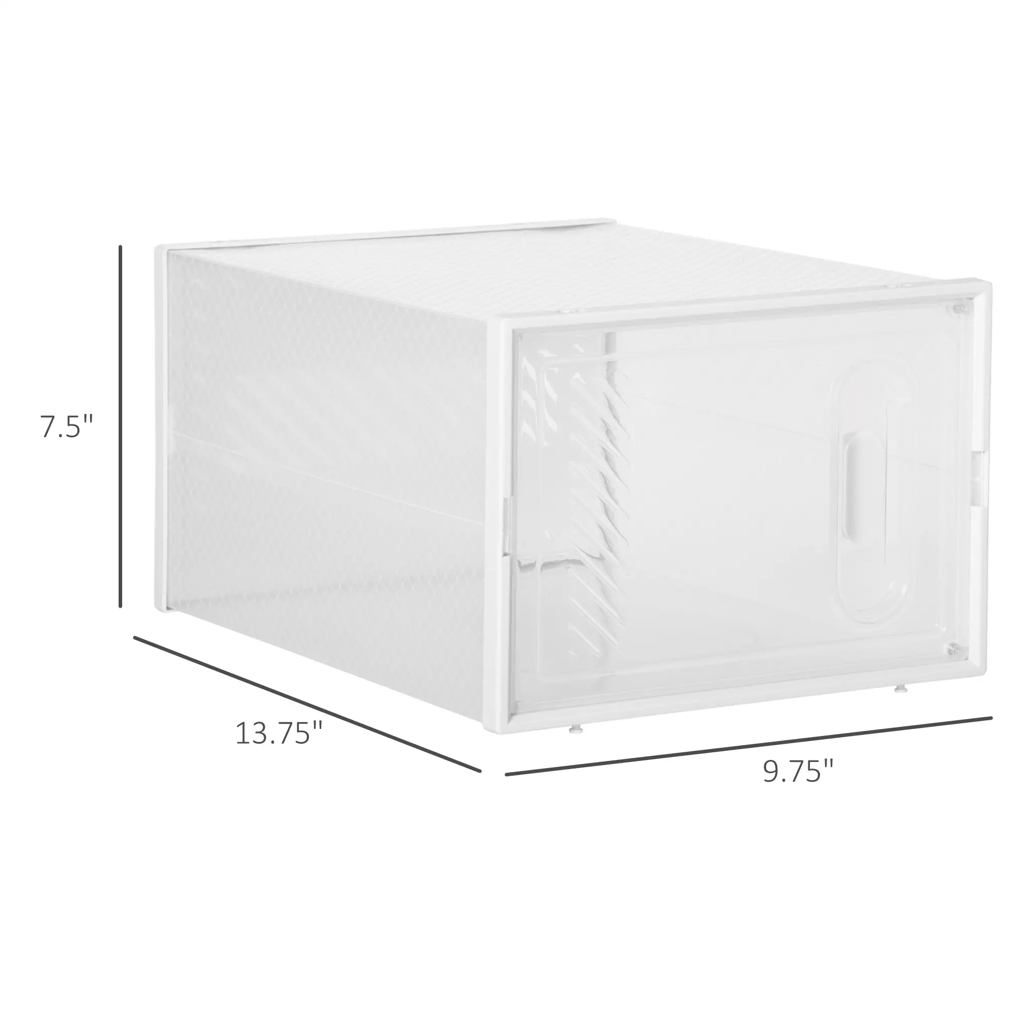18 Pack Shoe Storage Boxes, Clear Plastic Stackable Organizers Shoe Storage Cabinets & Racks at Gallery Canada