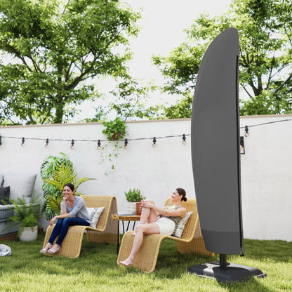 87-Inch Patio Umbrella Cover, 10ft to 13ft, Black Umbrella Covers at Gallery Canada