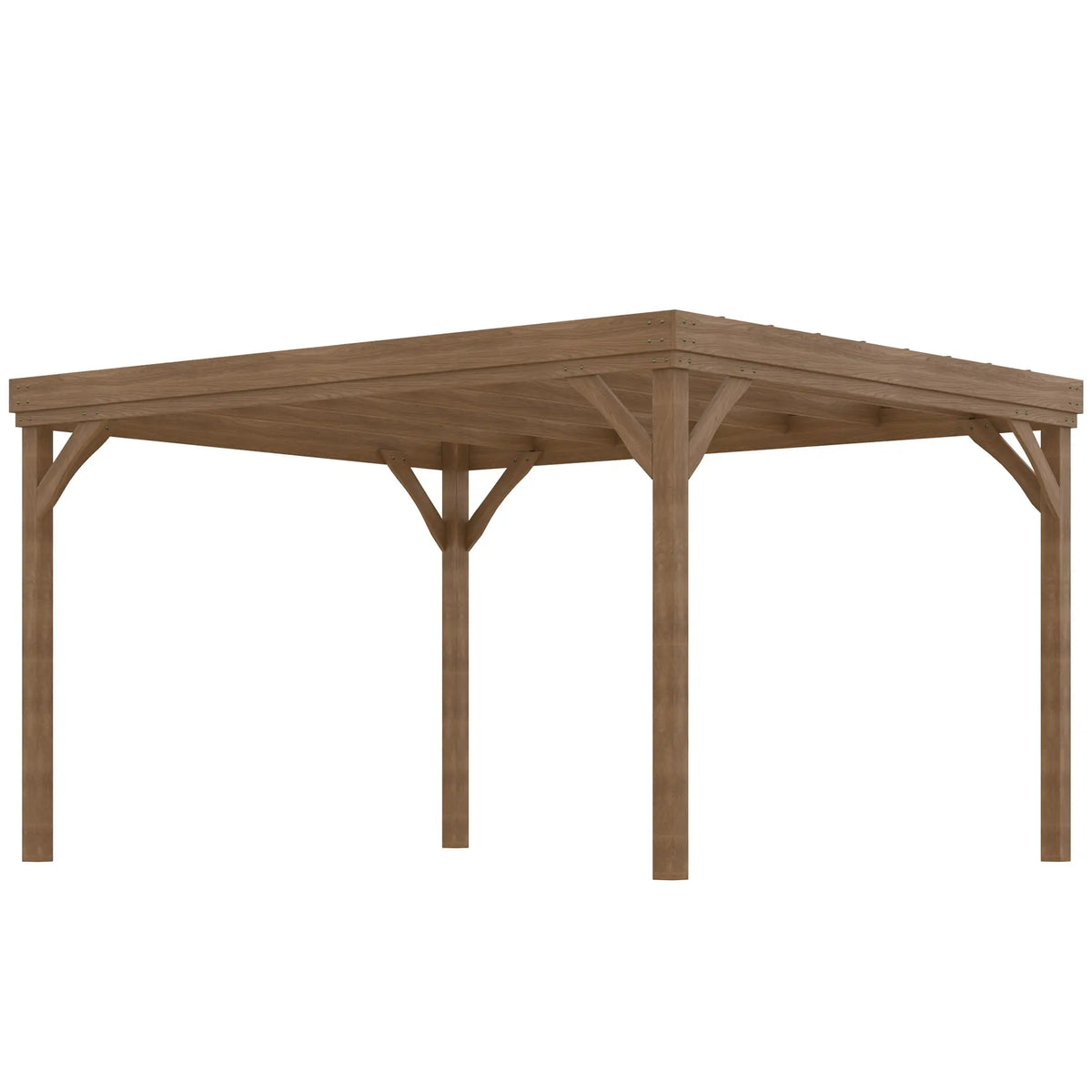 10' x 12' Wood Pergola Grape Trellis, Garden Patio Backyard Pergolas Brown at Gallery Canada