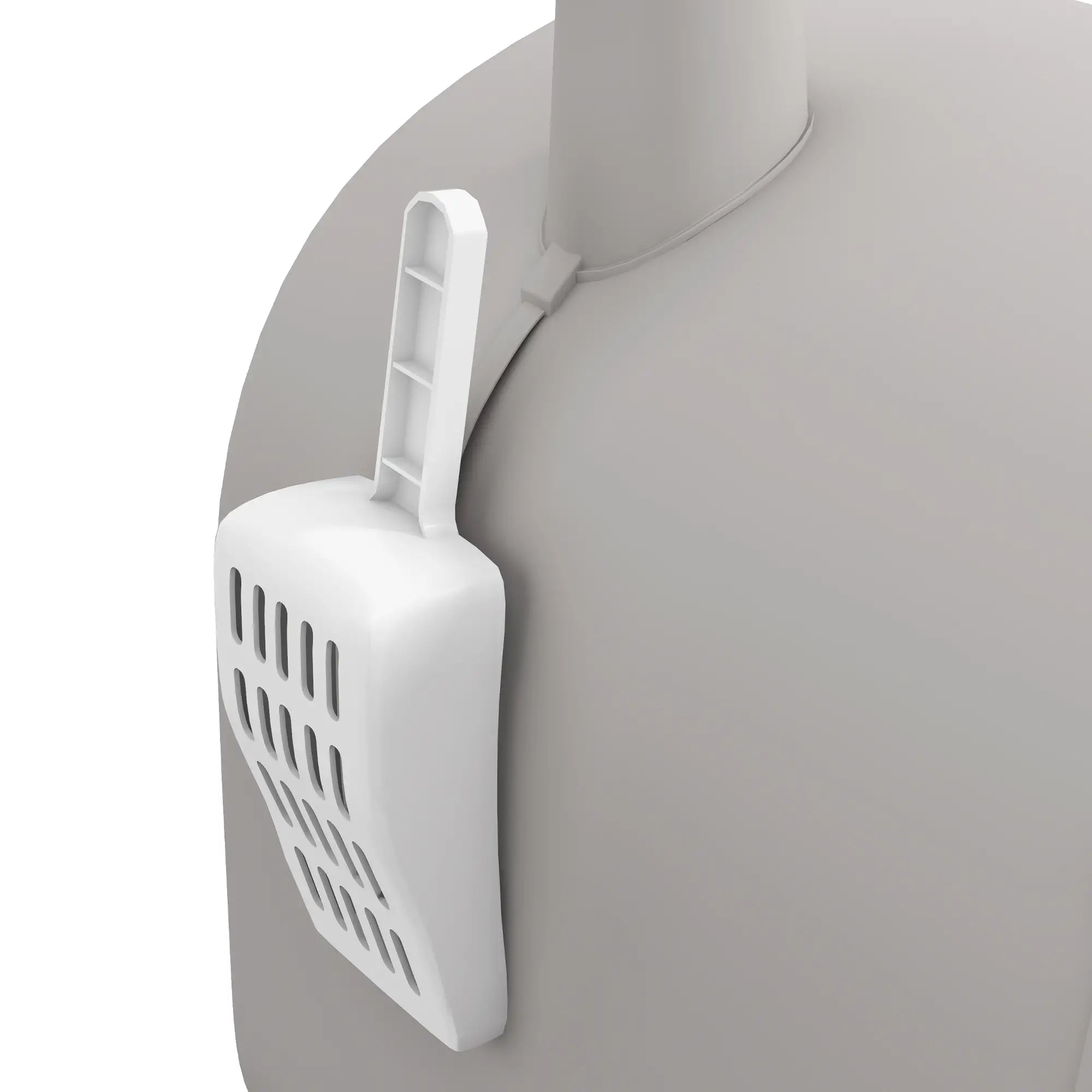 Cat Litter Box with Lid, Removable Tray, Scoop, Filter, Light Grey Cat Litter Box Enclosures at Gallery Canada