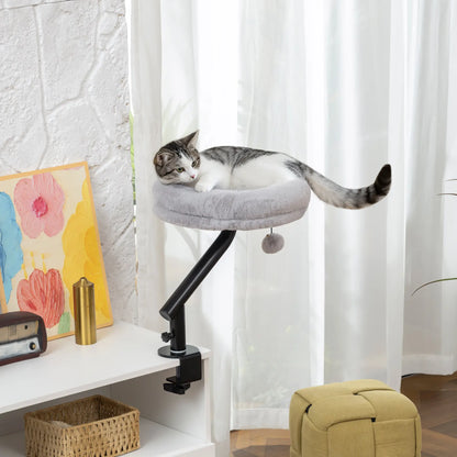 Cat Desk Bed, 360° Rotatable, Adjustable Height, Home Office Work Cat Houses at Gallery Canada