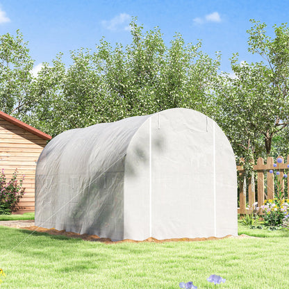 11.5x6.6x6.6ft Walk-In Greenhouse, Portable Garden Plant House, White Walk In Greenhouses at Gallery Canada