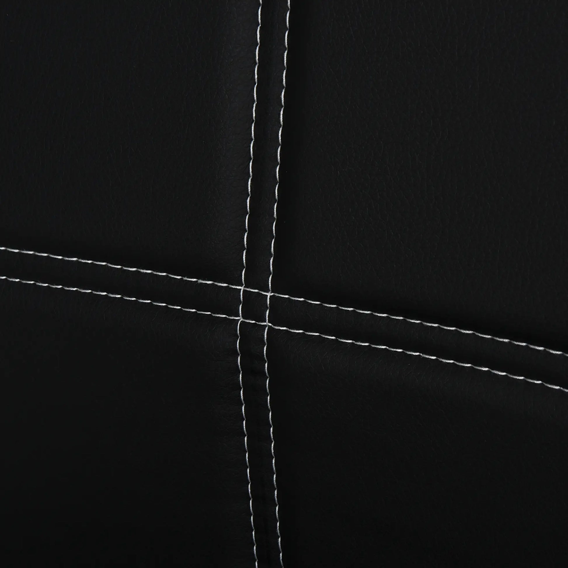 3-Piece Rectangular Glass Dining Table, Metal Frame, Faux Leather Chairs, Black Bar Sets at Gallery Canada