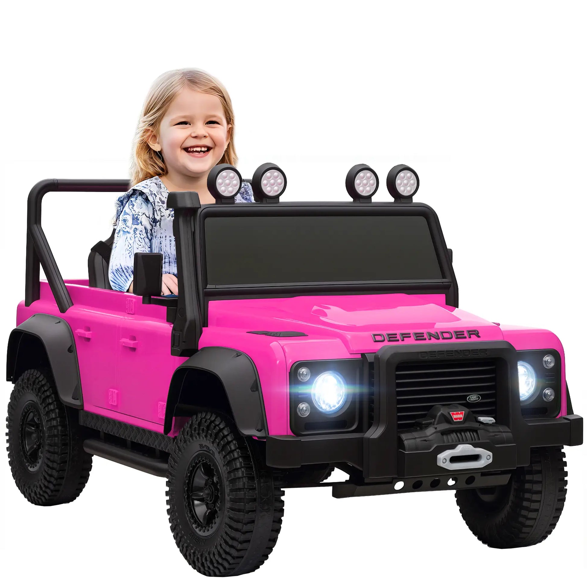 Kids Ride On Truck with Remote Control, 3 Speed, Pink Electric Toy Cars at Gallery Canada