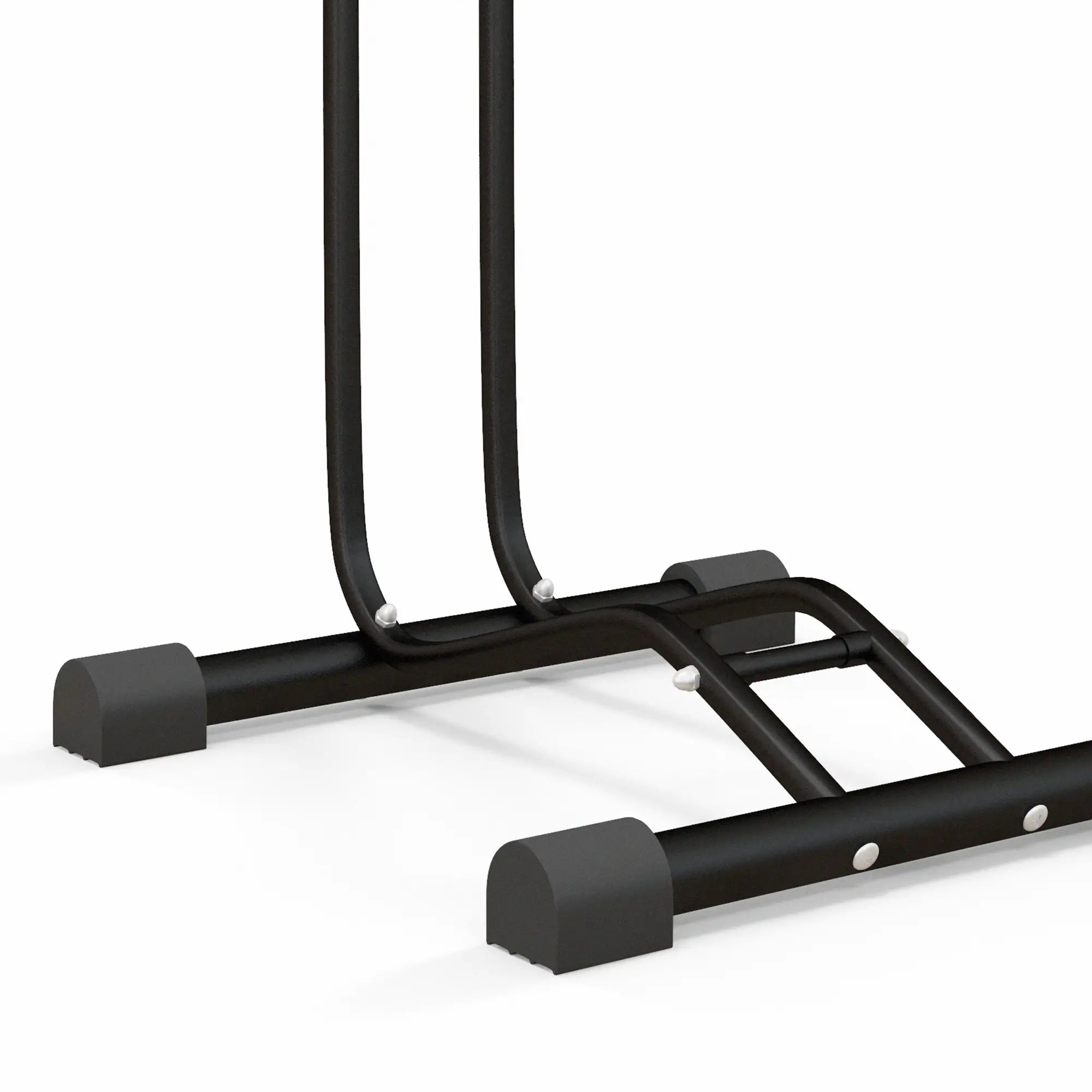 Vertical Horizontal Bike Rack, Adjustable Hooks, Fits 6