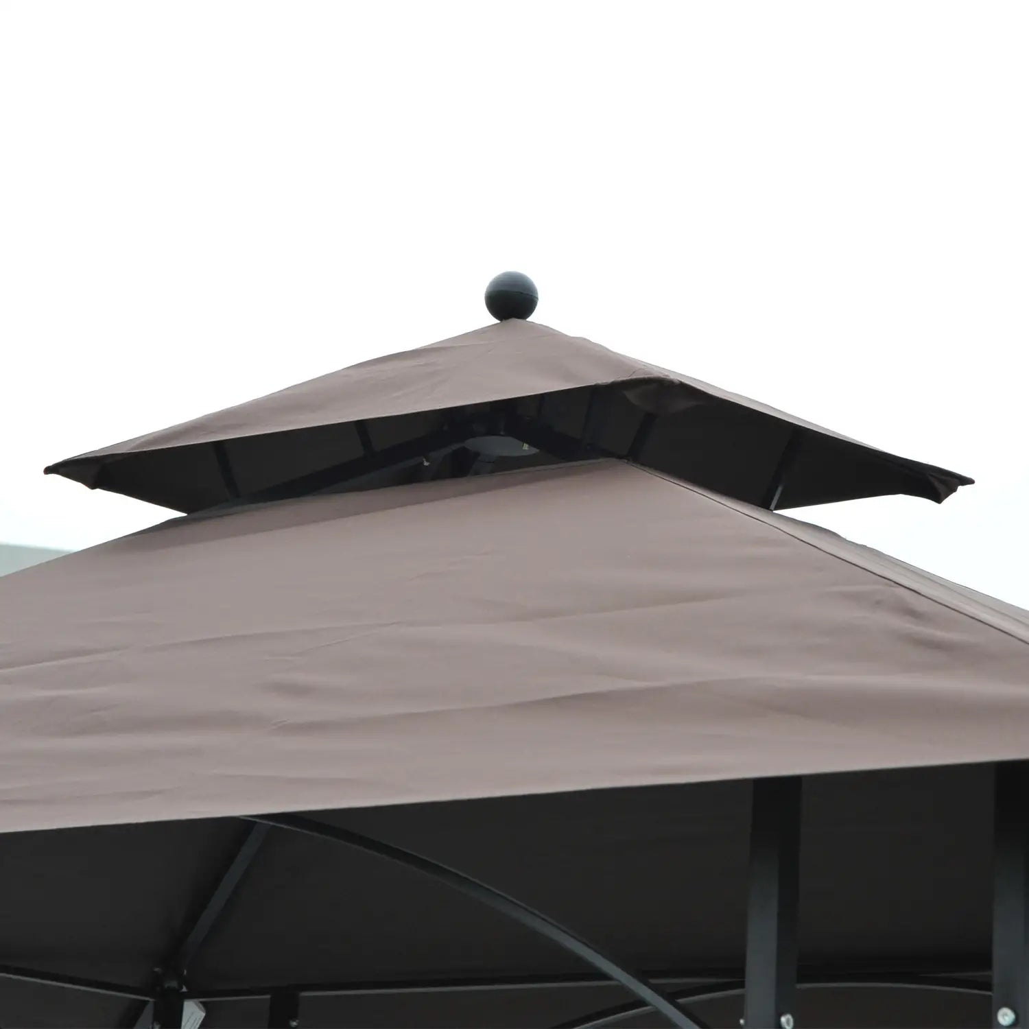 8' x 5' Grill Gazebo, Double Tiered Tent Pavilion, Garden Sun Shade BBQ Grill Gazebos at Gallery Canada