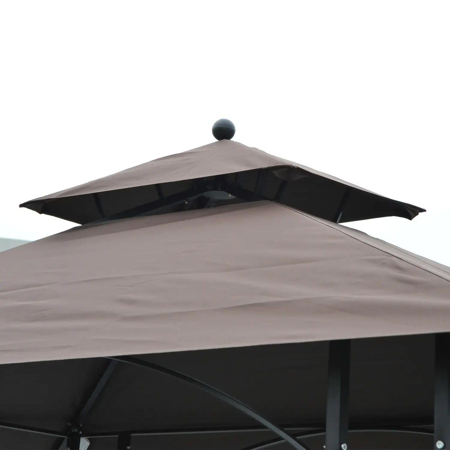 8' x 5' Grill Gazebo, Double Tiered Tent Pavilion, Garden Sun Shade BBQ Grill Gazebos at Gallery Canada