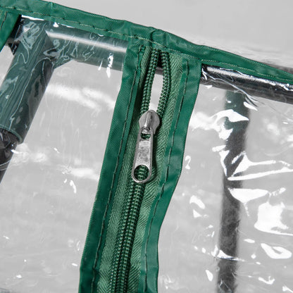 47" x 24" x 24" Mini Tunnel Greenhouse, Steel Frame, 2 Windows, Clear Greenhouses at Gallery Canada