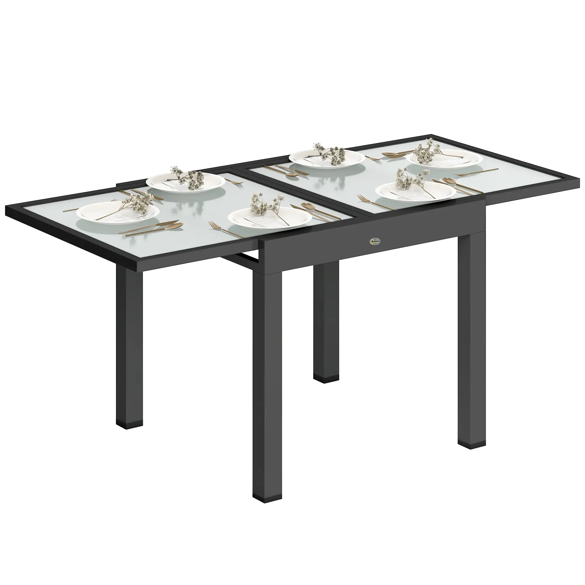 Extendable Patio Dining Table, Clear Patio Dinning Tables at Gallery Canada
