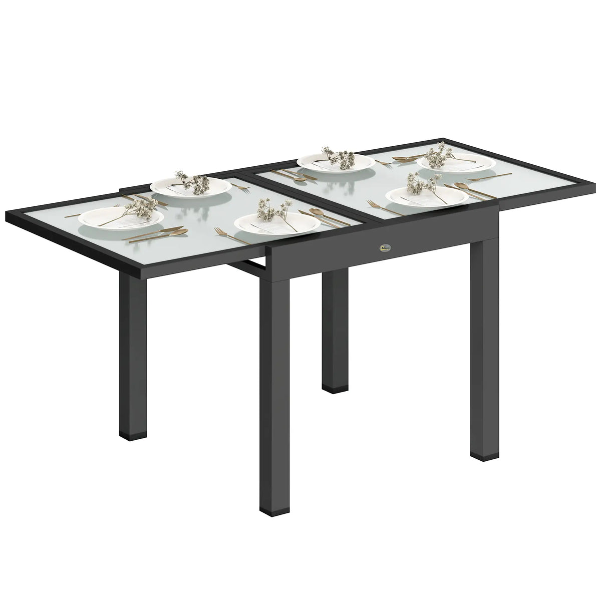 Extendable Patio Dining Table, Clear Patio Dinning Tables at Gallery Canada