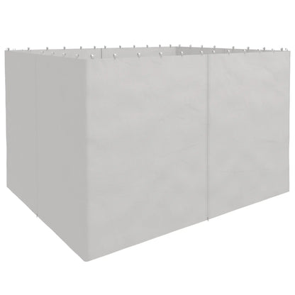 Gazebo Replacement Sidewalls, 4-Panel Privacy Wall, 10' x 12', Light Grey Gazebo Sidewalls at Gallery Canada