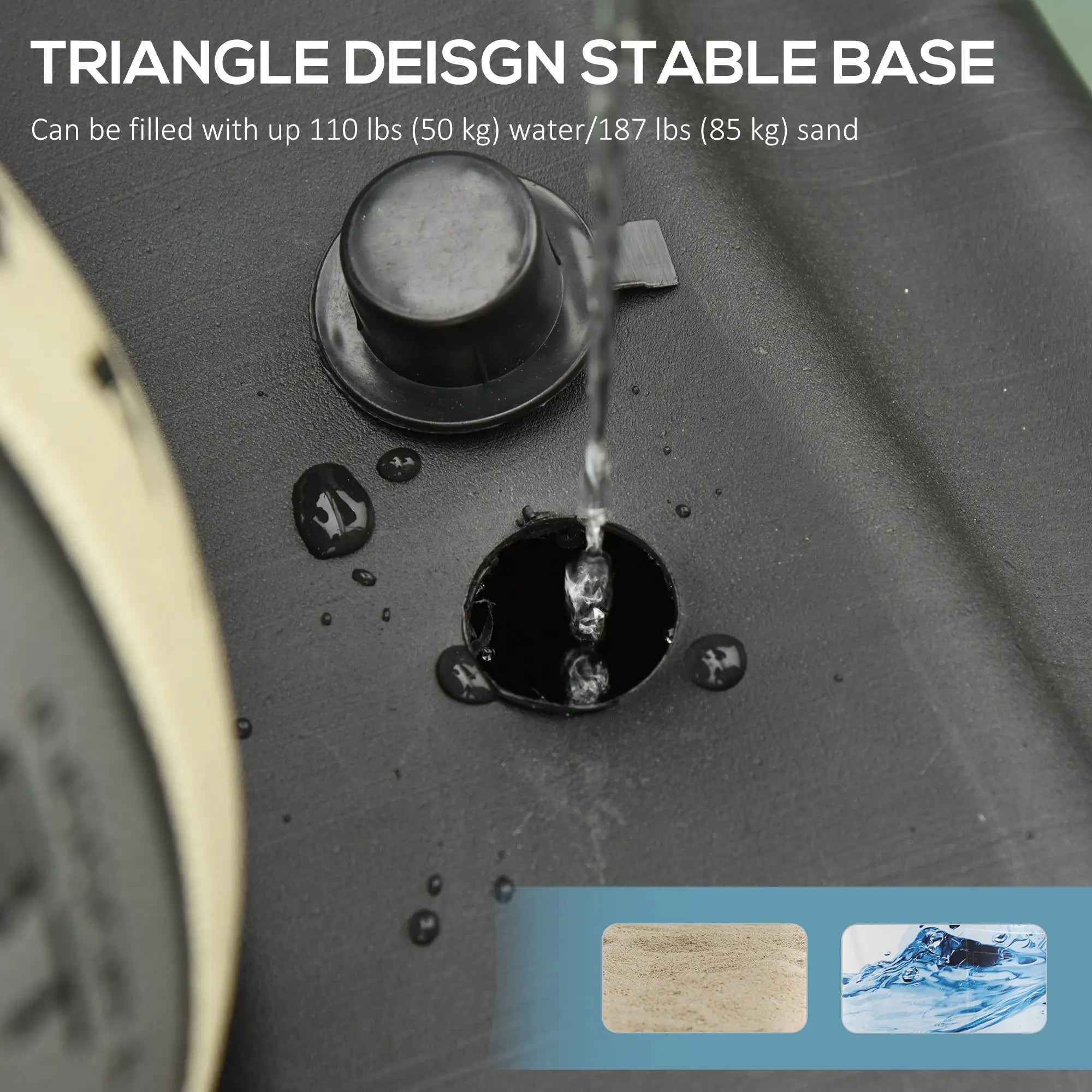 Portable Basketball Hoop Stand with Wheels, Height Adjustable 8FT-10FT, Black Basketball at Gallery Canada