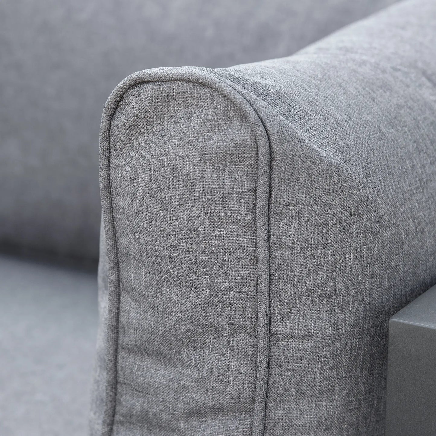 6 Piece Patio Furniture Set, Sectional Outdoor Daybed, Aluminum Frame, Grey Patio Furniture Sets at Gallery Canada