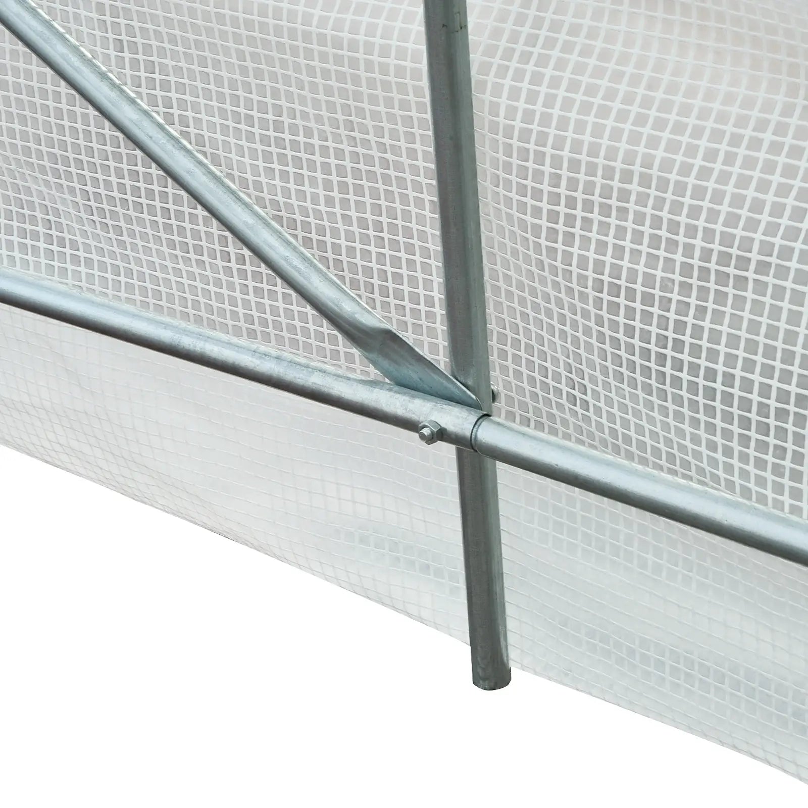 14.6x6.6x6.6ft Walk-in Greenhouse, Portable Garden Plant House, White Walk In Greenhouses at Gallery Canada