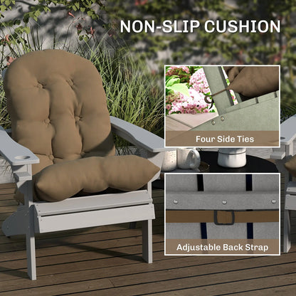 Adirondack Chair Cushions, Set of 2, Khaki Patio Chair Cushions at Gallery Canada