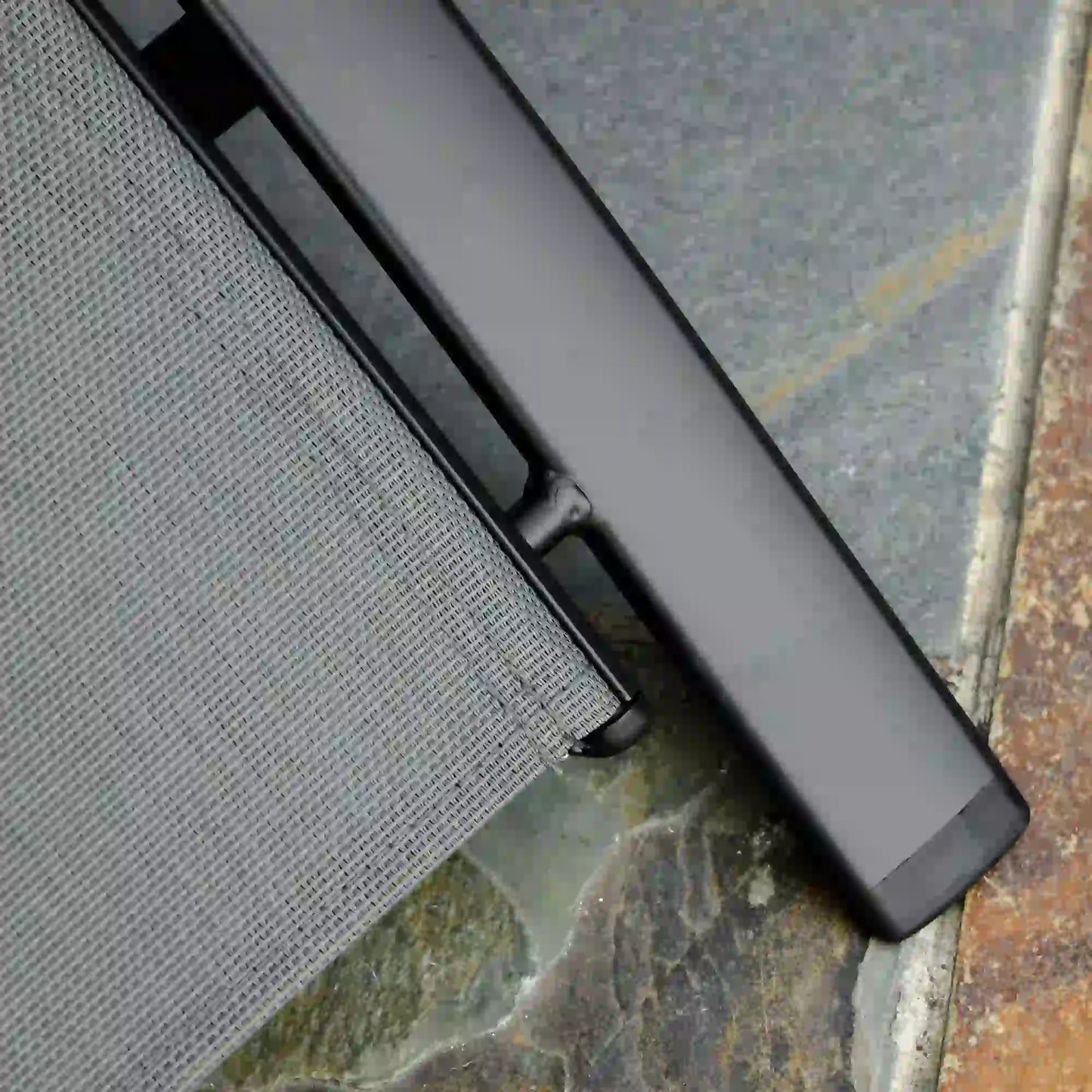 Aluminum Reclining Lounge Chair, 5-Level Adjustable Backrest, Head Pillow, Grey Lounger Chairs at Gallery Canada