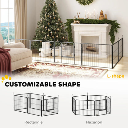 Heavy Duty Dog Playpen, 6 Panels, 23.5"H, Small Dogs Houses, Kennels & Pens at Gallery Canada