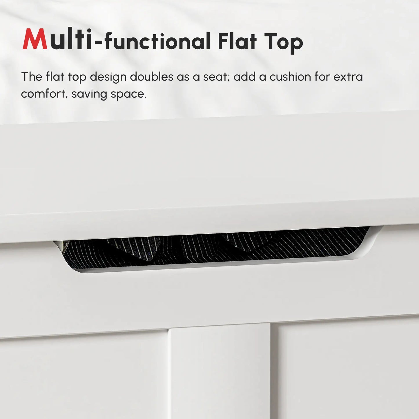 31.5 Inches Storage Chest, Storage Trunk with 2 Safety Hinges, Wooden Box for Living Room, White Wood Grain Storage Cabinets at Gallery Canada