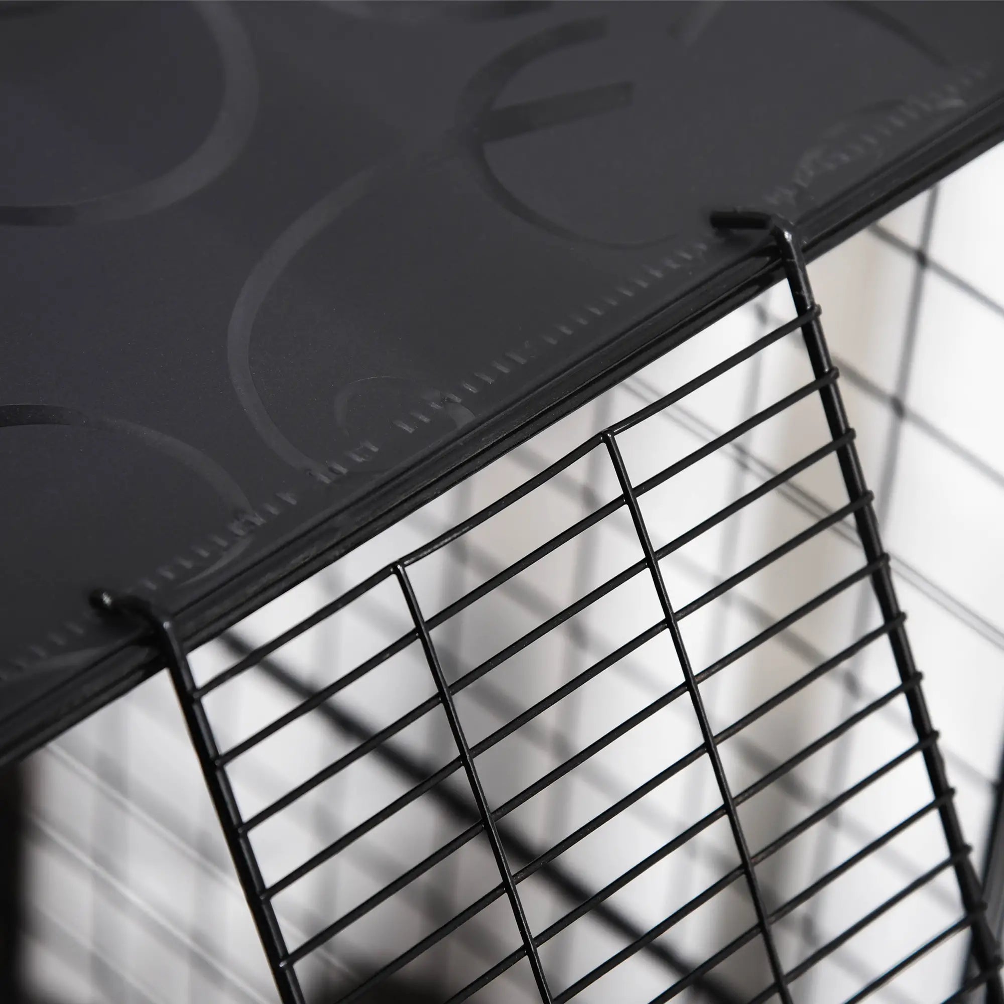 39 Pcs Small Animal Cage, Bunny Hutch, Portable Metal Wire, Black Houses & Habitats at Gallery Canada