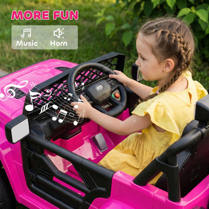 12V Ride On Truck, Electric Car For Kids, Pink Electric Toy Cars at Gallery Canada