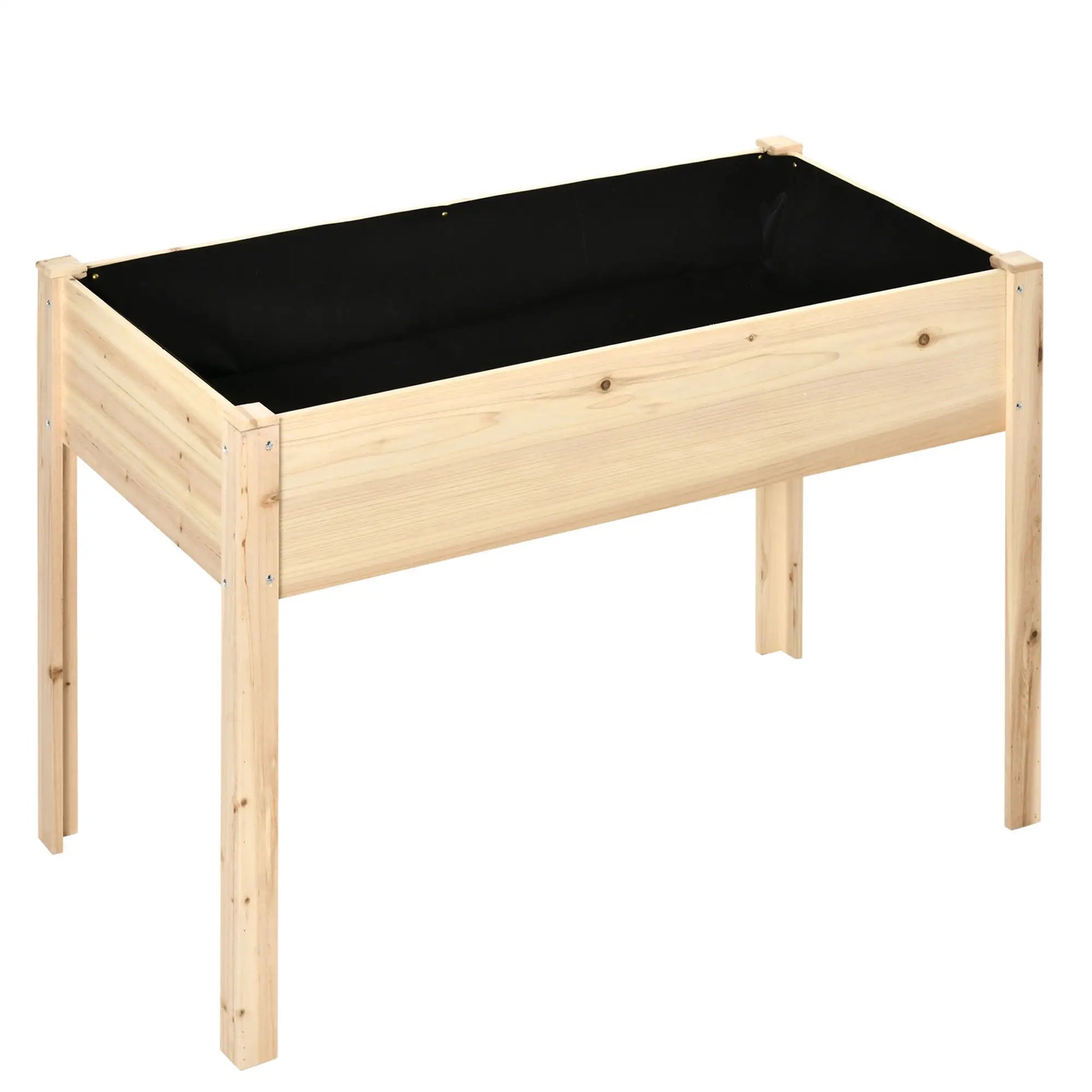 46'' x 24'' Raised Garden Bed, Wooden Elevated Planter Box, Non-Woven Liner Elevated Garden Beds at Gallery Canada