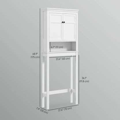 3-Tier Over Toilet Storage, Adjustable Shelf, Bathroom Laundry Cabinet Bathroom Cabinets at Gallery Canada