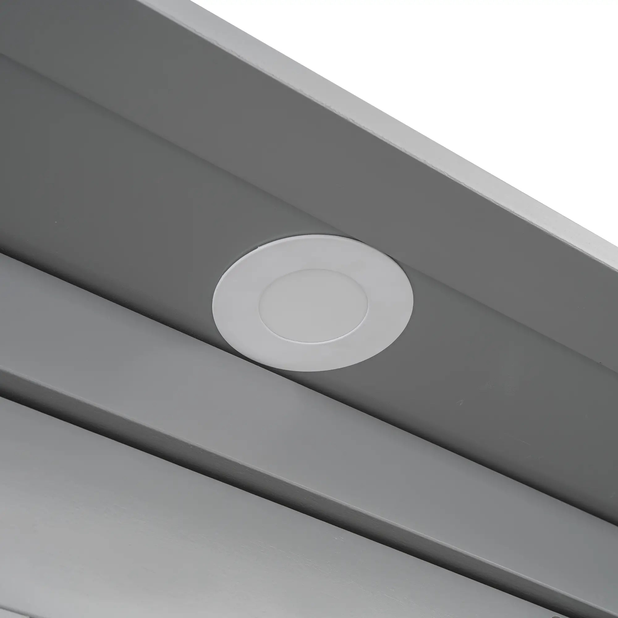 Murphy Bed with Shelves, LED Lights, Space-Saving Wall Bed, 91
