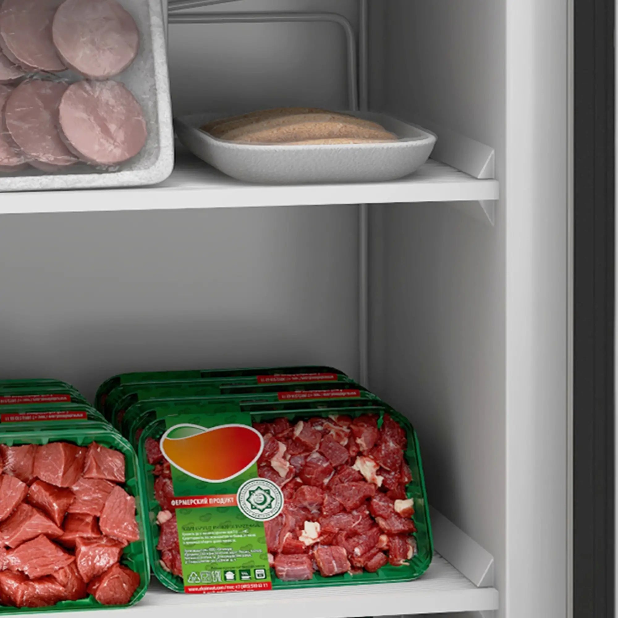Upright Freezer, 3 Cu.Ft Mini Freezer with Reversible Single Door, Adjustable Thermostat for Home, Dorm, Silver Small Kitchen Appliances at Gallery Canada