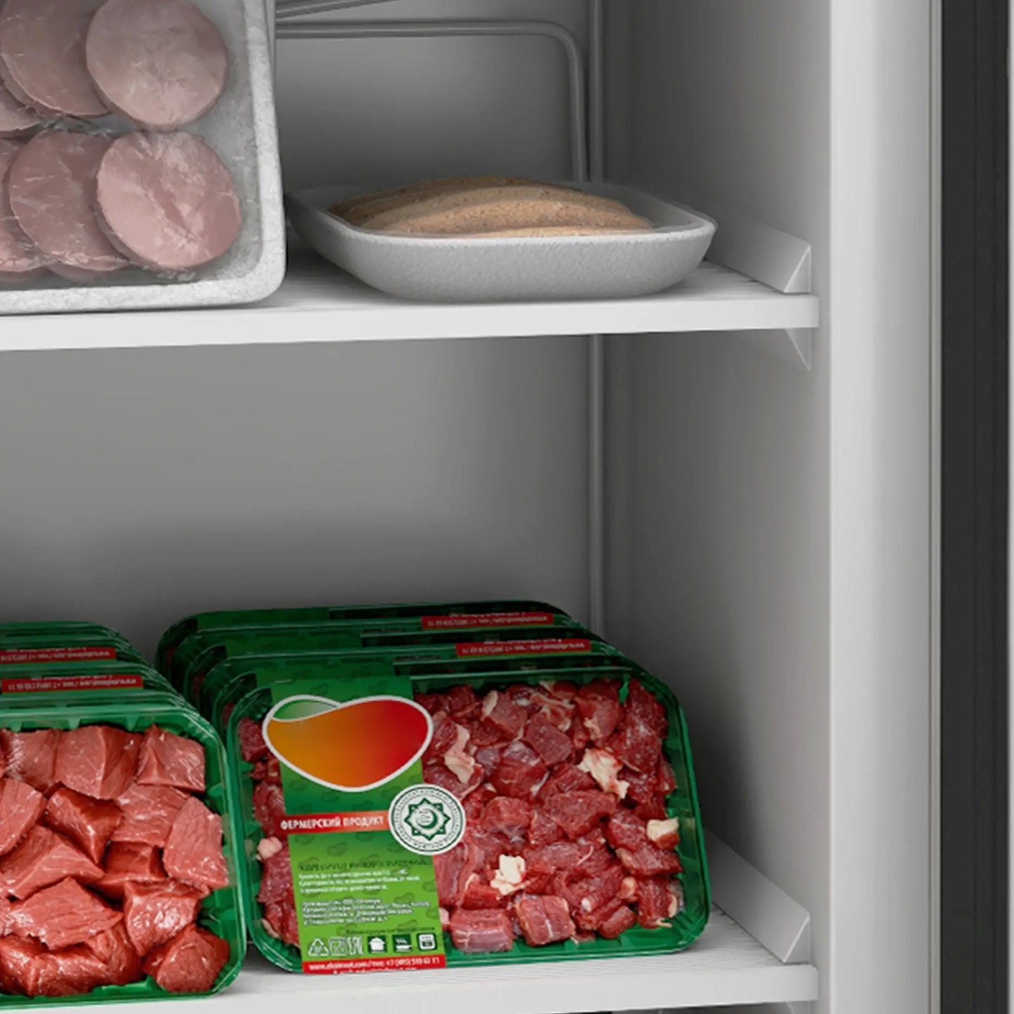 Upright Freezer, 3 Cu.Ft Mini Freezer with Reversible Single Door, Adjustable Thermostat for Home, Dorm, Silver Small Kitchen Appliances at Gallery Canada