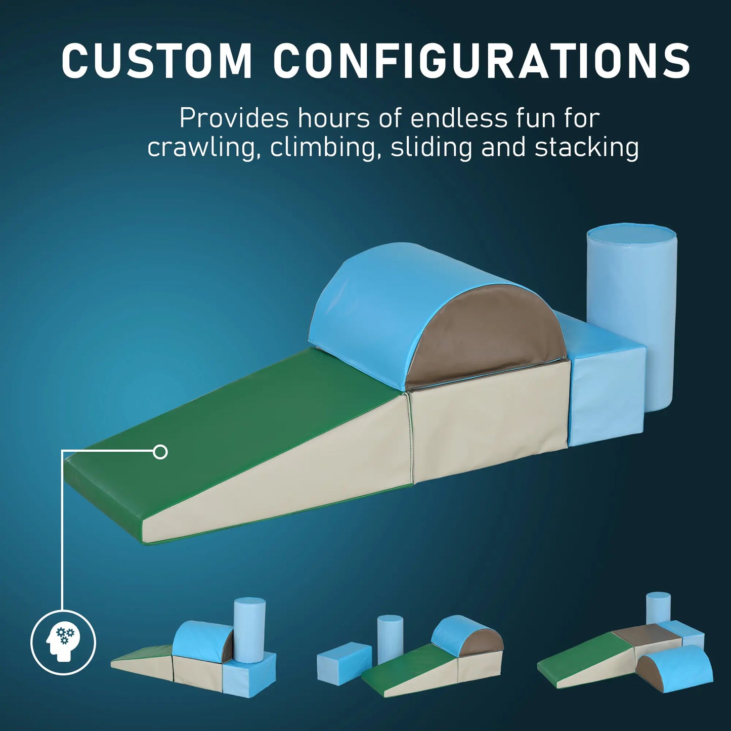 5 Piece Climb and Crawl Activity Playset Soft Safe Foam for Toddler Learning Toy Baby Gym & Playmats at Gallery Canada