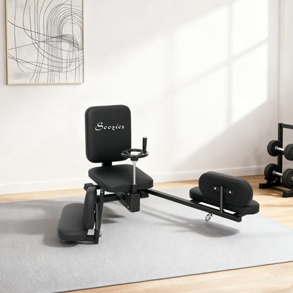 Leg Stretcher, 180° Adjustable Leg Split Machine with Handwheels Strength Training Equipment at Gallery Canada