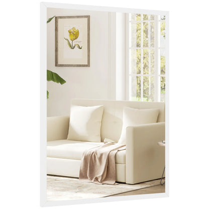 22" x 30" White Rectangular Wall Mirror, Bathroom Living Room Bedroom Entryway, White Wall Mirrors White at Gallery Canada