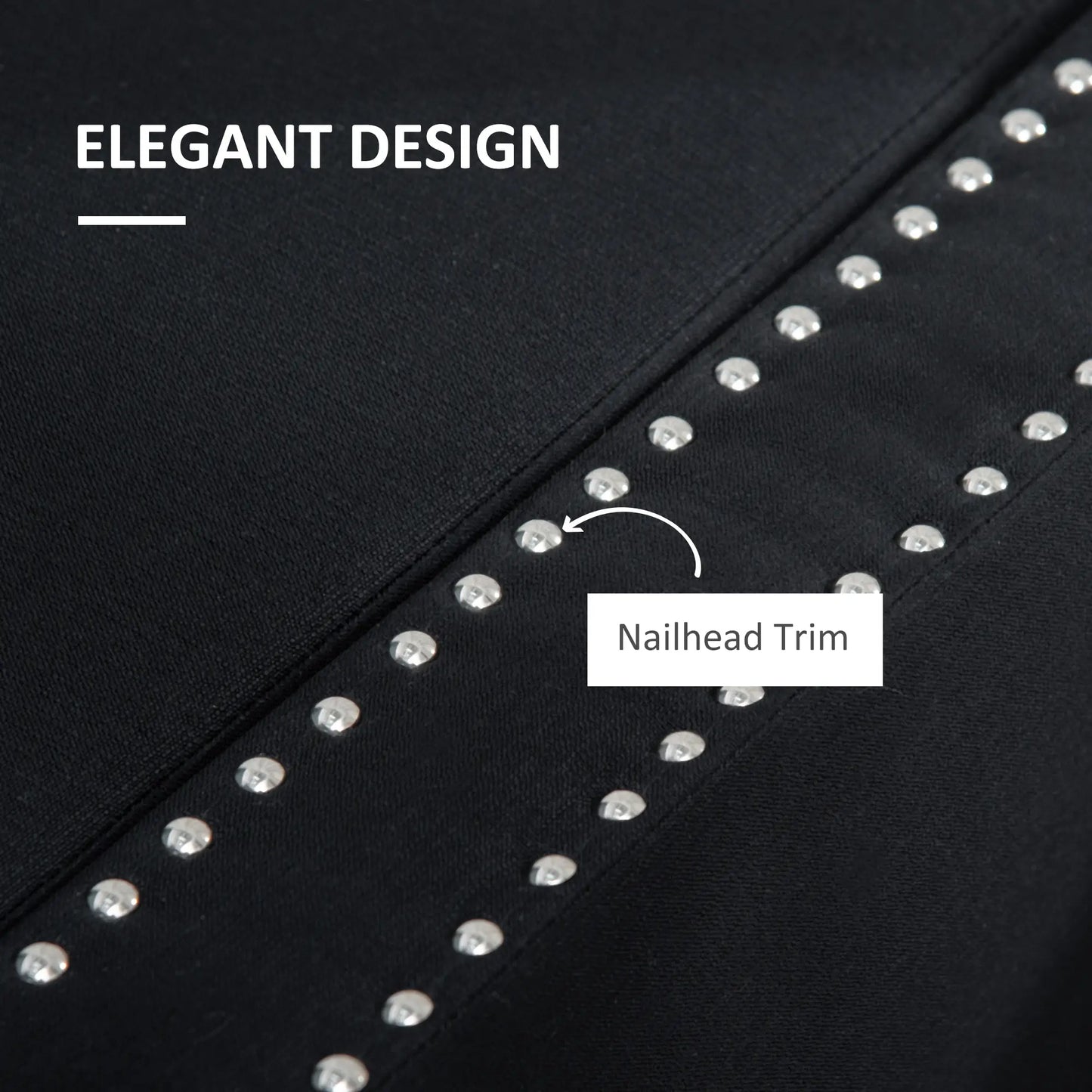 Flip Top Storage Bench, Upholstered Ottoman, 48L, Dark Grey Storage Ottomans & Benches at Gallery Canada