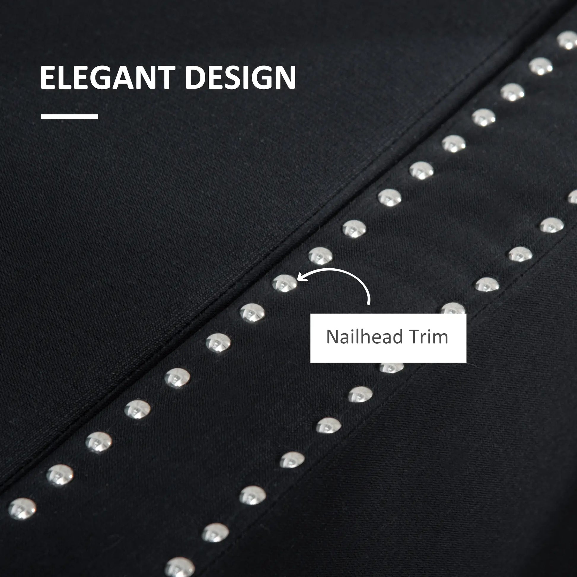 Flip Top Storage Bench, Upholstered Ottoman, 48L, Dark Grey Storage Ottomans & Benches at Gallery Canada