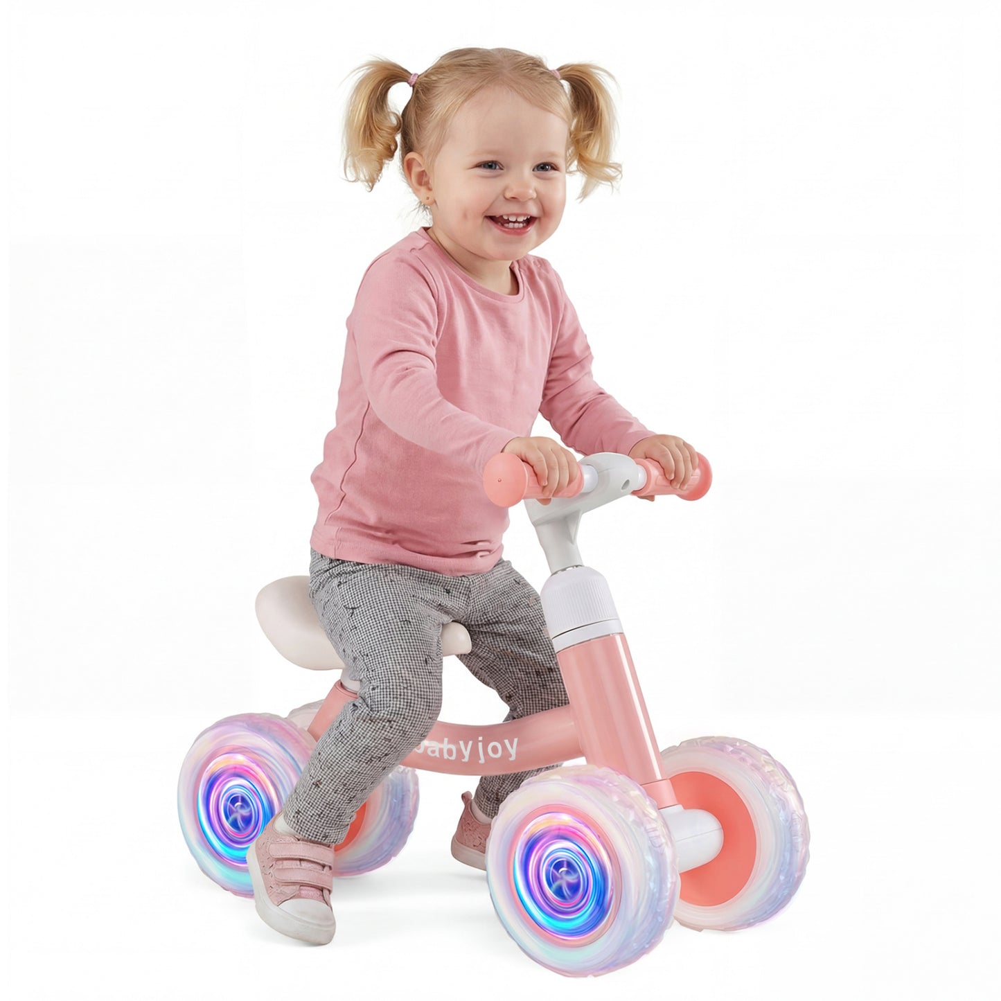 Baby Balance Bike, Adjustable Handlebar Seat, Pink Balance Bikes at Gallery Canada
