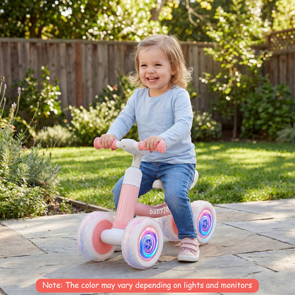 Baby Balance Bike, Adjustable Handlebar Seat, Pink Balance Bikes at Gallery Canada