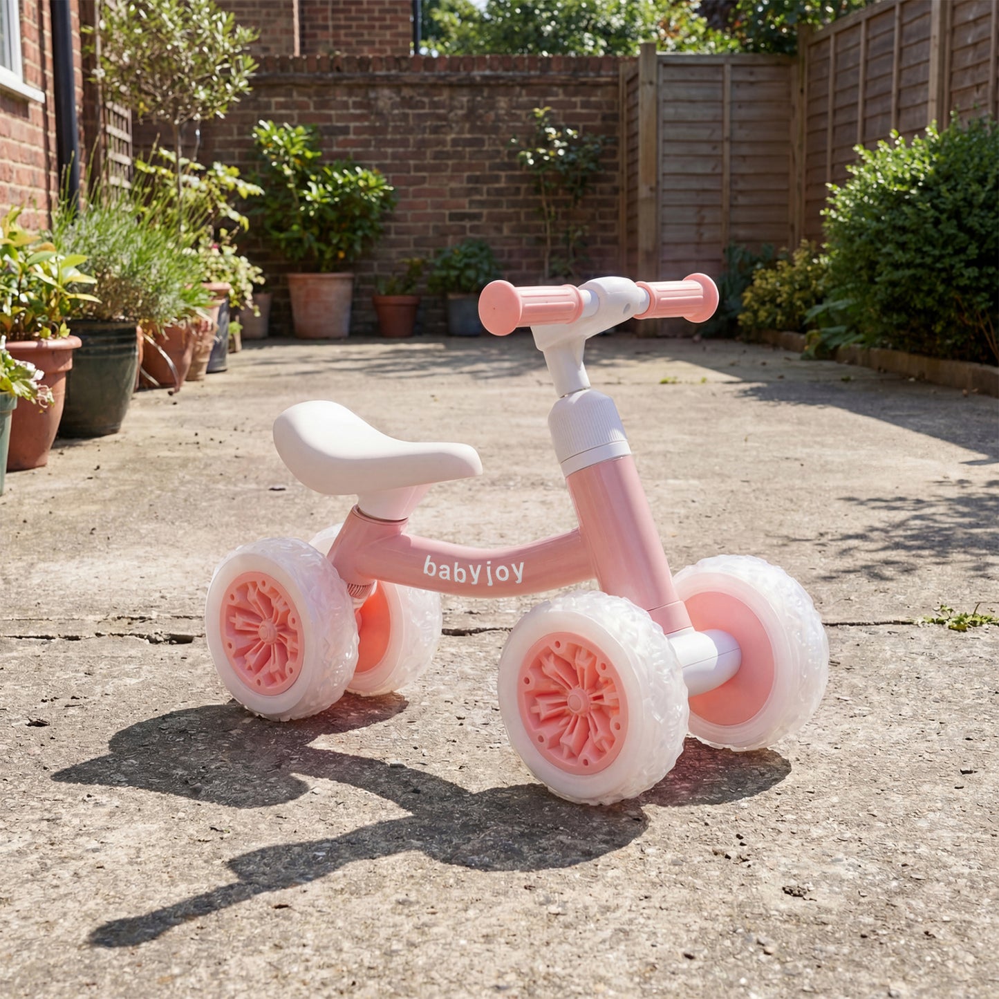 Baby Balance Bike, Adjustable Handlebar Seat, Pink Balance Bikes at Gallery Canada