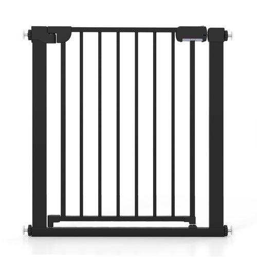 Auto-Close Baby Gate, Pressure Mounted, Black