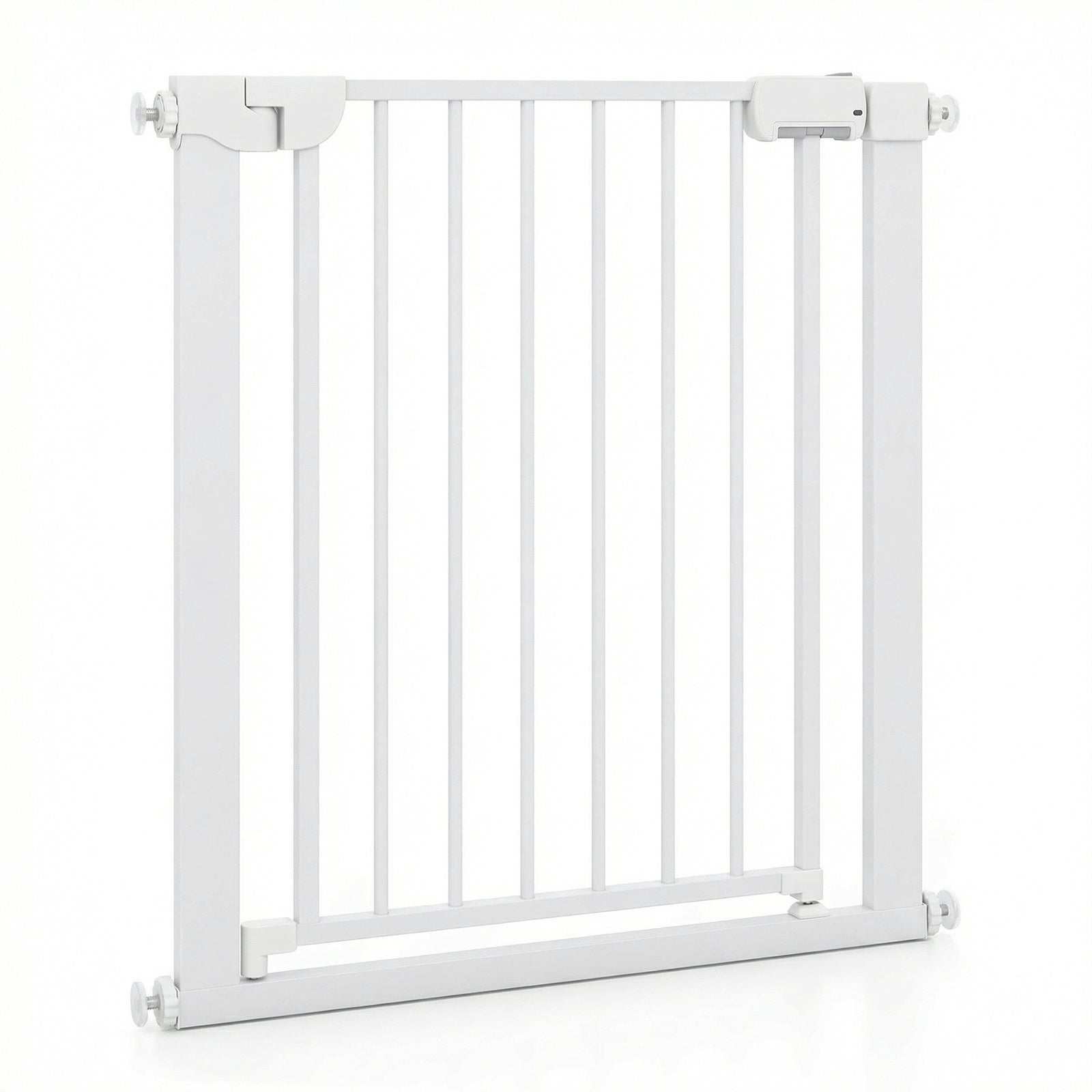 Pressure Mounted Auto-Close Baby Gate, White Pet Gate at Gallery Canada