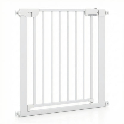 Pressure Mounted Auto-Close Baby Gate, White Pet Gate at Gallery Canada