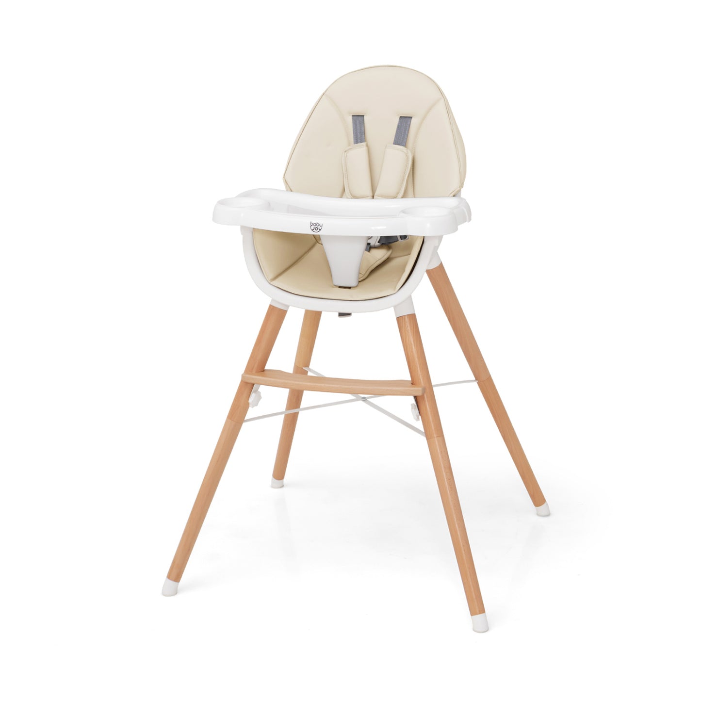 Baby High Chair, Dishwasher Safe Tray, Beige High Chairs Beige at Gallery Canada